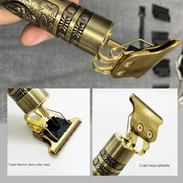 Precision T9 Luxe – Aparador Profissional Sem Fio para Homens Exigentes