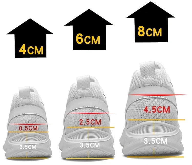 Plataforma Discreta de Elevação – Estilo Masculino com Aumento Integrado de Estatura (até 10cm)