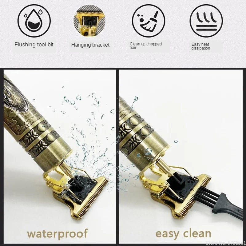 Precision T9 Luxe – Aparador Profissional Sem Fio para Homens Exigentes