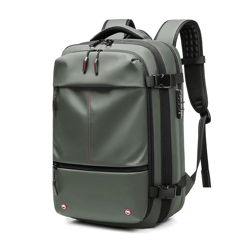 Mochila Estruturada para Viagens e Rotina Corporativa – Volume Expansível, Compartimento Técnico e Compressão Integrada