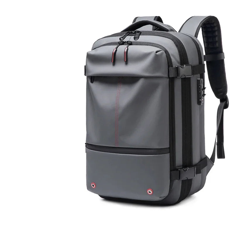 Mochila Estruturada para Viagens e Rotina Corporativa – Volume Expansível, Compartimento Técnico e Compressão Integrada